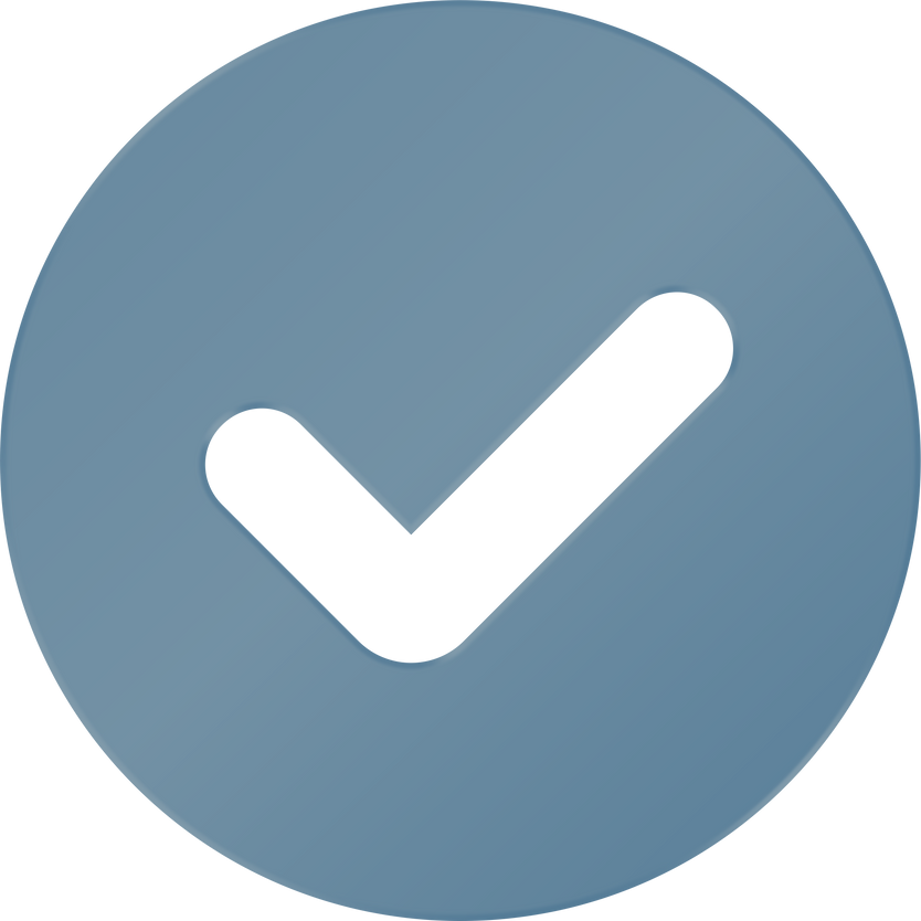 3D Gold Check Mark Icon